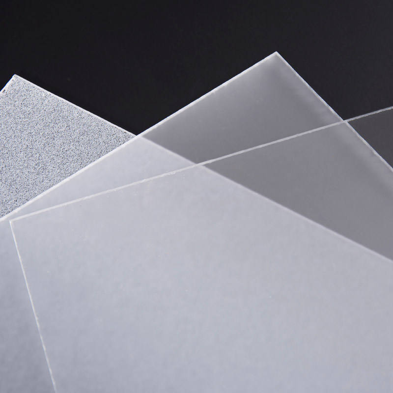 Single-sided frosted acrylic sheet